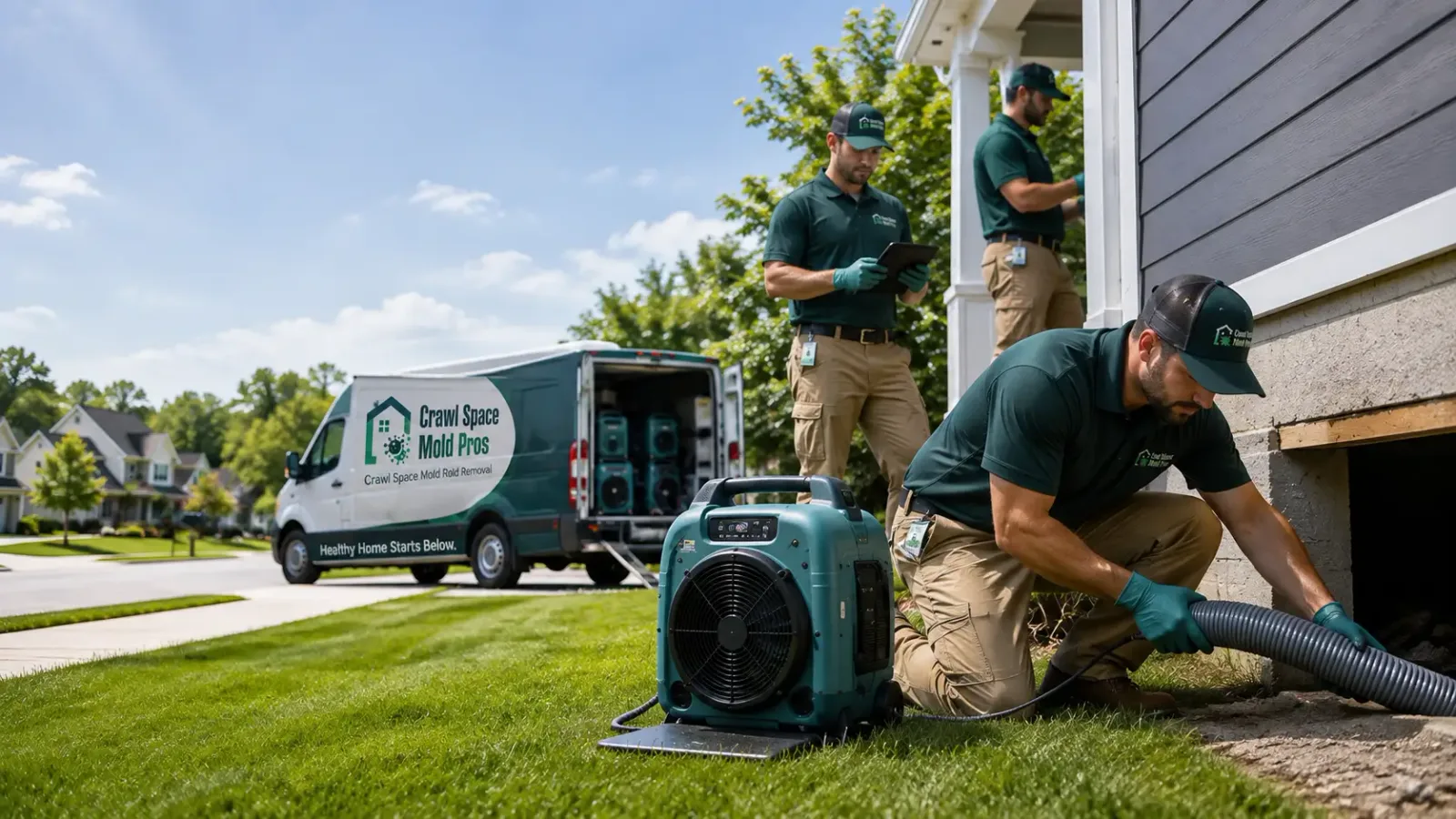 Crawl Space Mold Removal in Simpsonville, SC